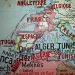 N°11 Asie politique au recto et N°13 Afrique politique au verso N°11 Asie politique au recto et N°13 Afrique politique au verso