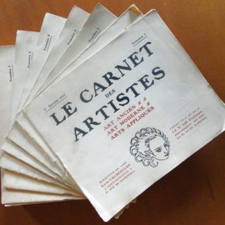 Le carnet des artistes, art ancien - art moderne - arts appliqués
