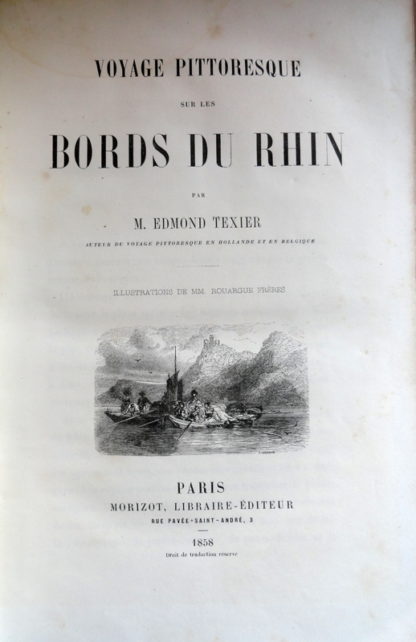 Voyage pittoresque sur les bords du Rhin - M. Edmond TEXIER