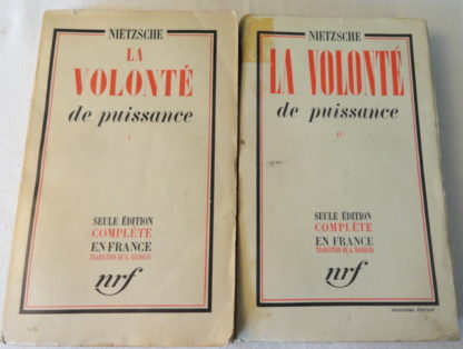 LA Volonté de Puissance,Nietzsche