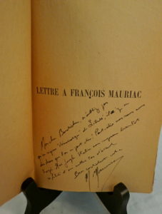Lettre a Françoise Mauriac ,Maurice Bardèche