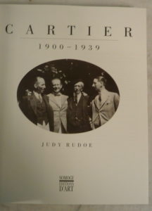 CARTIER 1900-1939, par Judy Rudoe