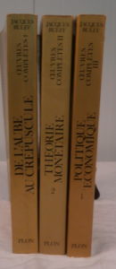 Jacques RUEFF, Œuvres complétés en 3 tomes 