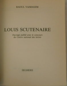 Louis Scutenaire, par Raoul Vaneigem