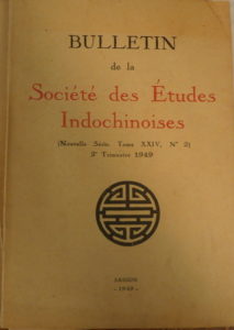 Bulletin, de la Société des Études, Indochinoises 