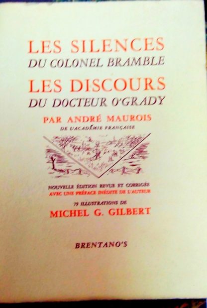 André Maurois illustrations de Michel G.Gilbert