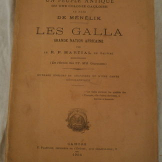 De Ménélik, les Galla, grande nation Africaine, par Martial de Salivac