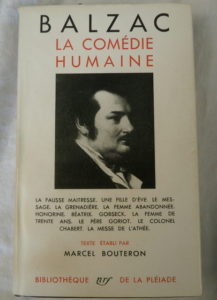 Balzac, la comédie humaine, bibliothèque de la pléiade 