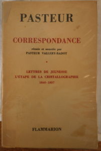 Correspondances, Pasteur, Vallery-Radot