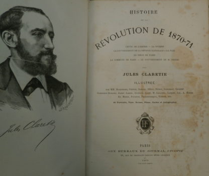 Histoire de la Révolution de 1870-1871, Jules Claretie
