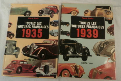 René Bellu, toutes les voitures Françaises, 1935-1939
