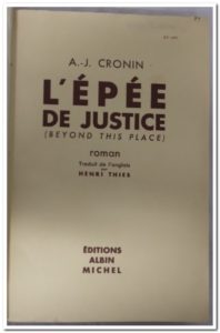 L'épée de justice (Beyond this place)Cronin A.-J