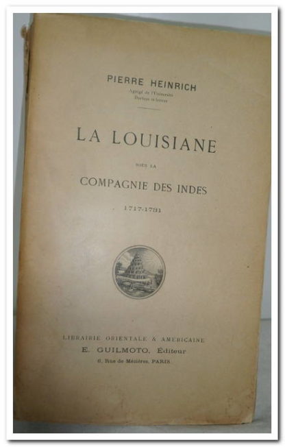 La Louisiane sous la Compagnie des Indes