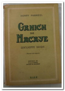 CANICH DE MACAYE - GENTILHOMME Basque.