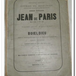 Partition Jean de Paris Boieldieu