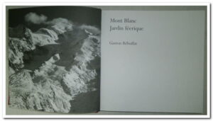 Mont blanc jardin féerique - GASTON Rebuffat.