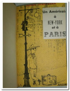 Un Américain à New-York et à Paris - STEINBECK John.