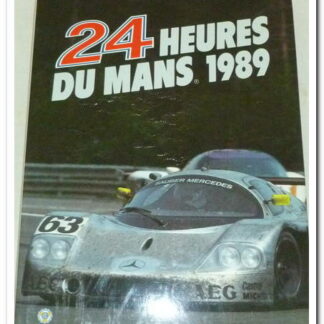 AUTOMOBILE: 24 HEURES DU MANS 1989 - Christian Moity