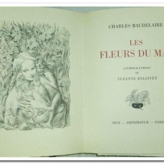 Les fleurs du mal - BAUDELAIRE Charles - BALLIVET Suzanne