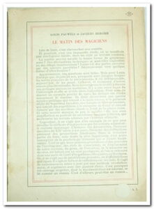Le Matin des magiciens - PAUWELS LOUIS ET BERGIER JACQUES.