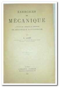 EXERCICES DE MÉCANIQUE A L'USAGE DES CANDIDATS - E.LAINE