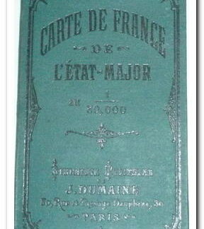 Carte d’État-major N°101. Mulhouse