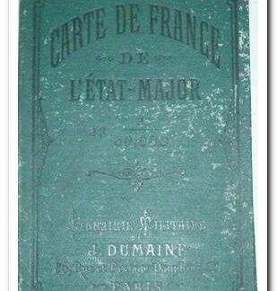 Carte d’État-major N°84 Mirecourt