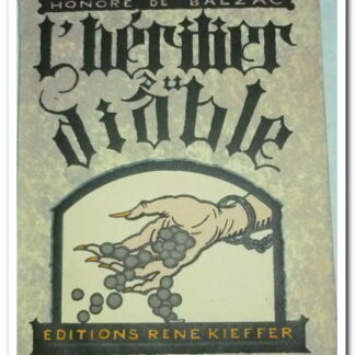 Honoré de Balzac - L’HÉRITIER DU DIABLE 1926.