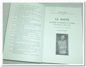 Le Maine - Histoire économique et sociale - André Bouton