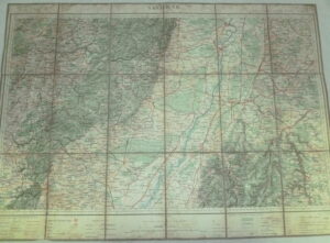 CARTE DE FRANCE ET DES FRONTIÈRES (TYPE 1912) - N°19 - SAVERNE - ÉCHELLE 1: 200.000