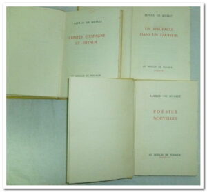 Poésies nouvelles Un spectacle dans un fauteuil Contes d'Espagne et d'Italie - Alfred de MUSSET