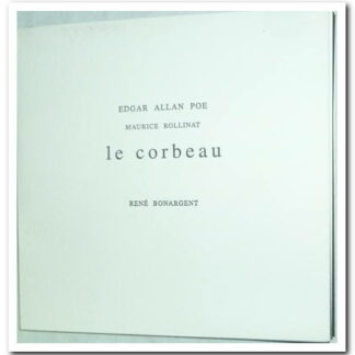 Le corbeau Edgar Alan Poe