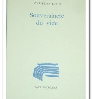 Souveraineté du Vide - BOBIN Christian