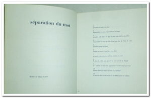Vivre et mourir. Introduction et séparation du mot